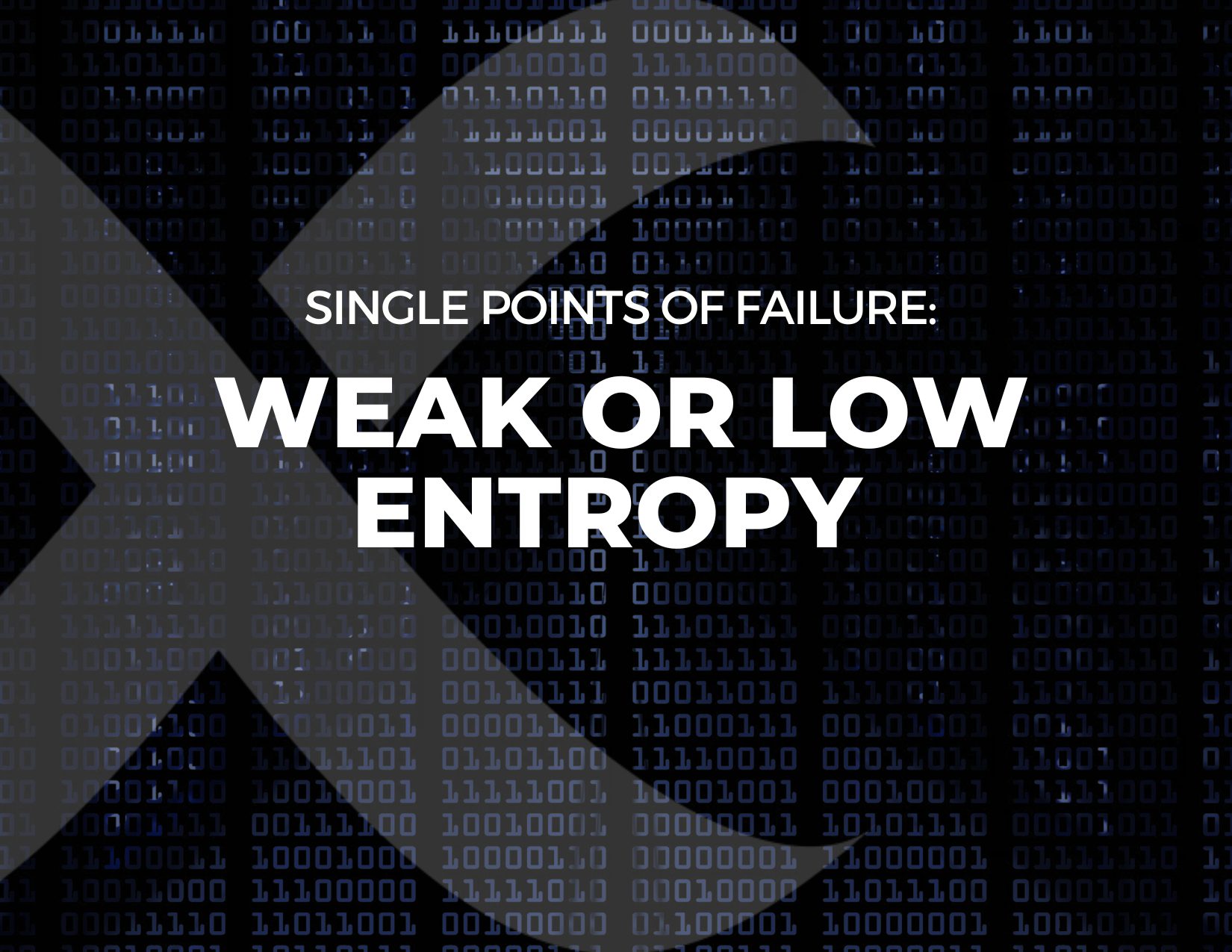 weak entropy