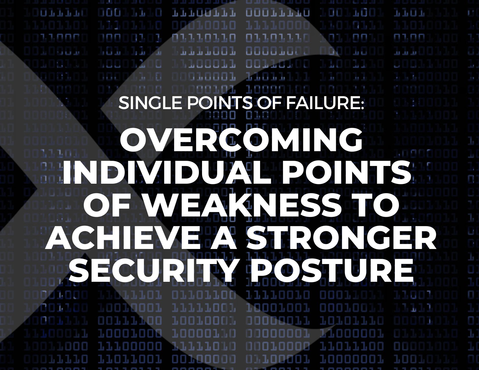 Single-Points-of-Failure