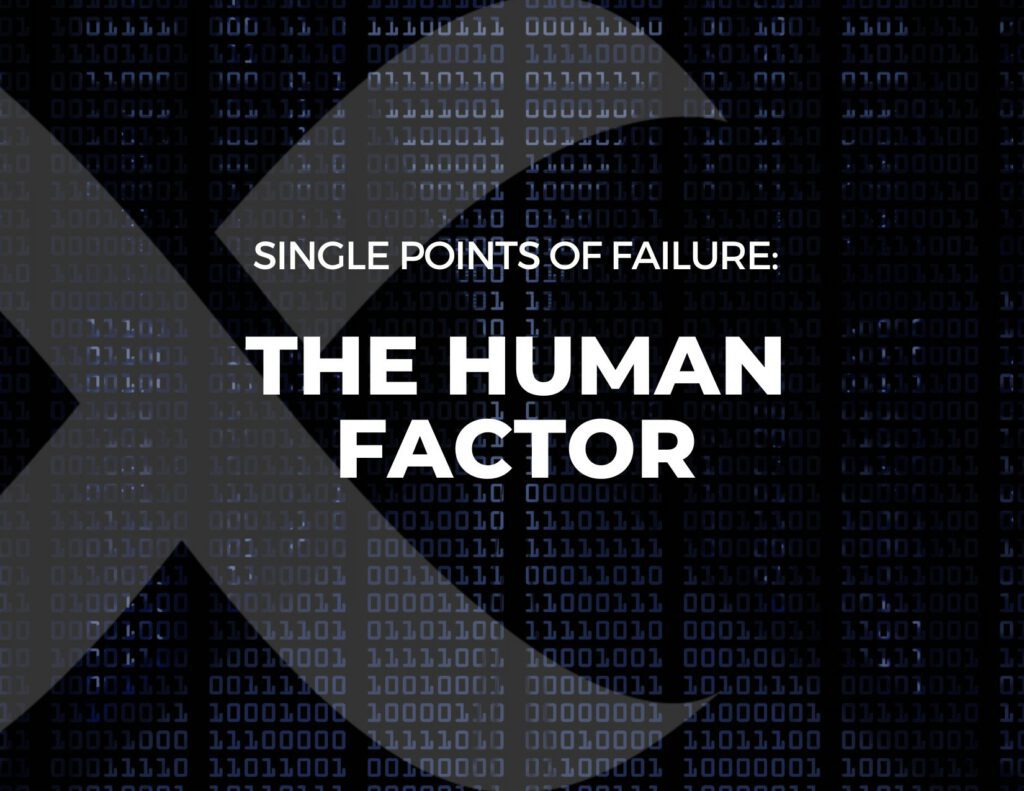Single Points of Failure in Cryptography #5: The Human Factor